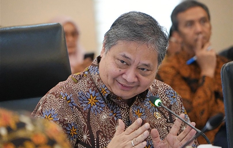Menteri Koordinator Perekonomian Airlangga Hartarto. (SinPo.id/dok. Ekon)