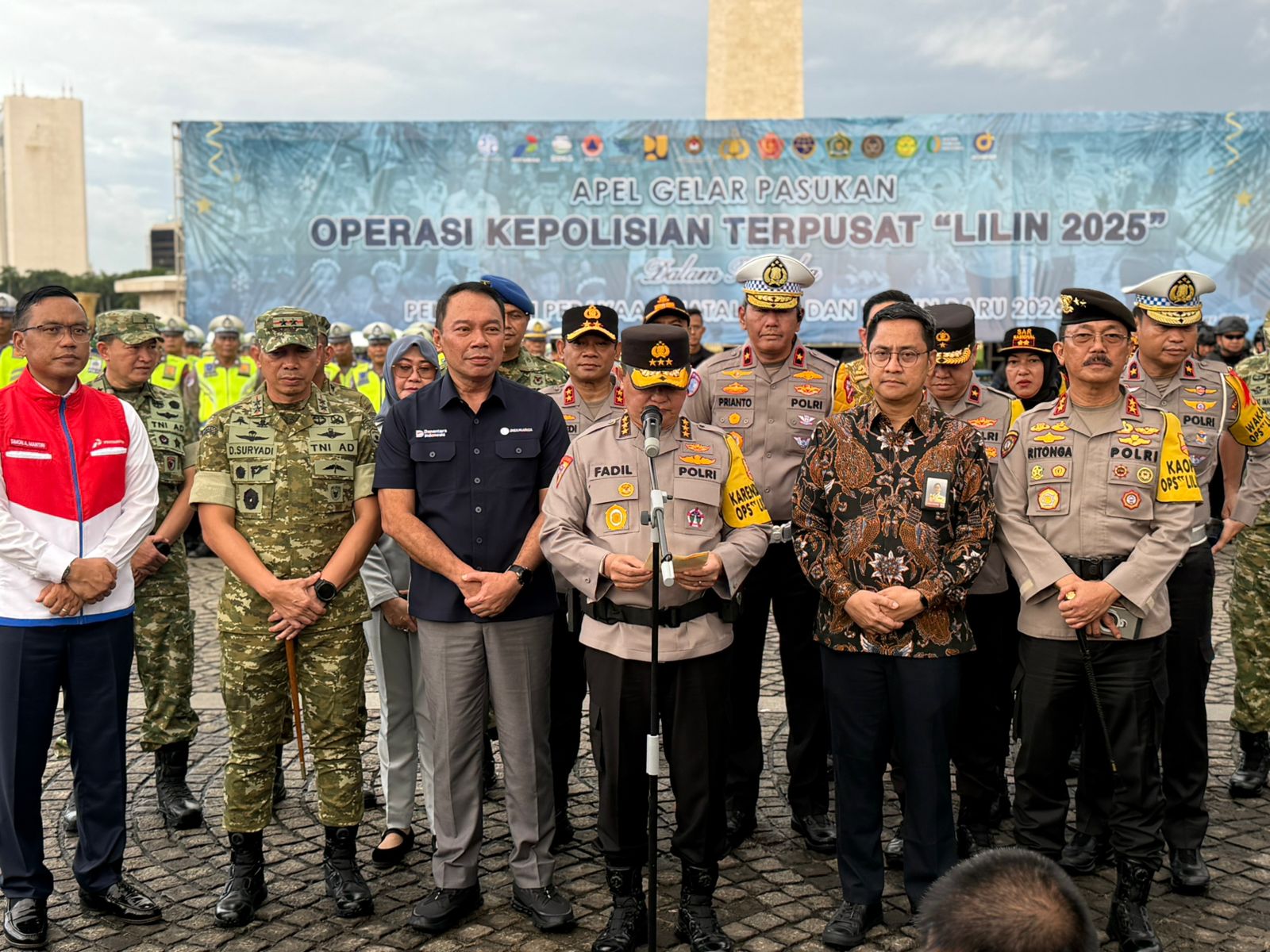 Apel Operasi Lilin 2025 di Monas (SinPo.id/Dok.Polri)