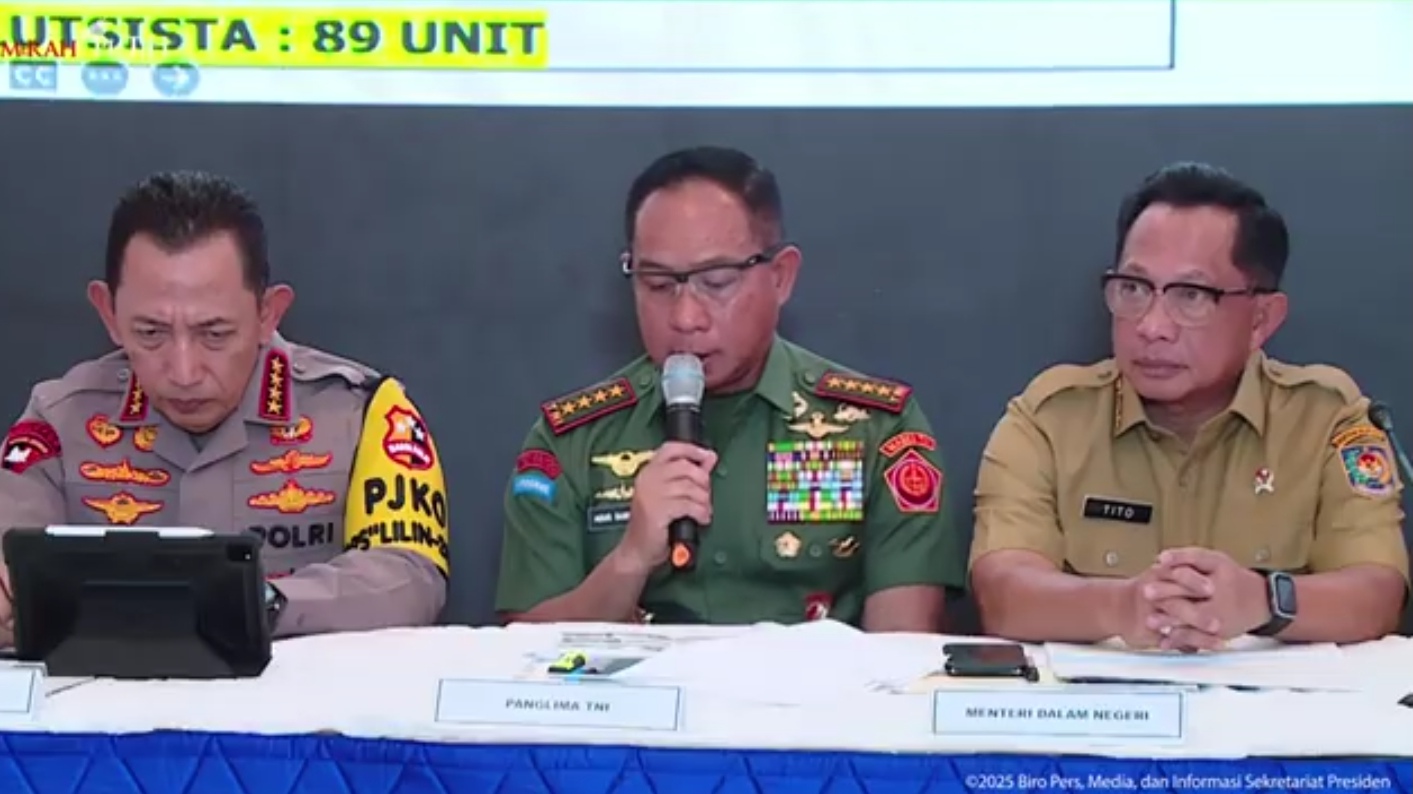Panglima TNI Jenderal Agus Subiyanto (SinPo.id/ Tangkapan layar)