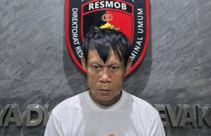 Pelaku pencurian rumah kosong (SinPo.id/Dok.Resmob PMJ)
