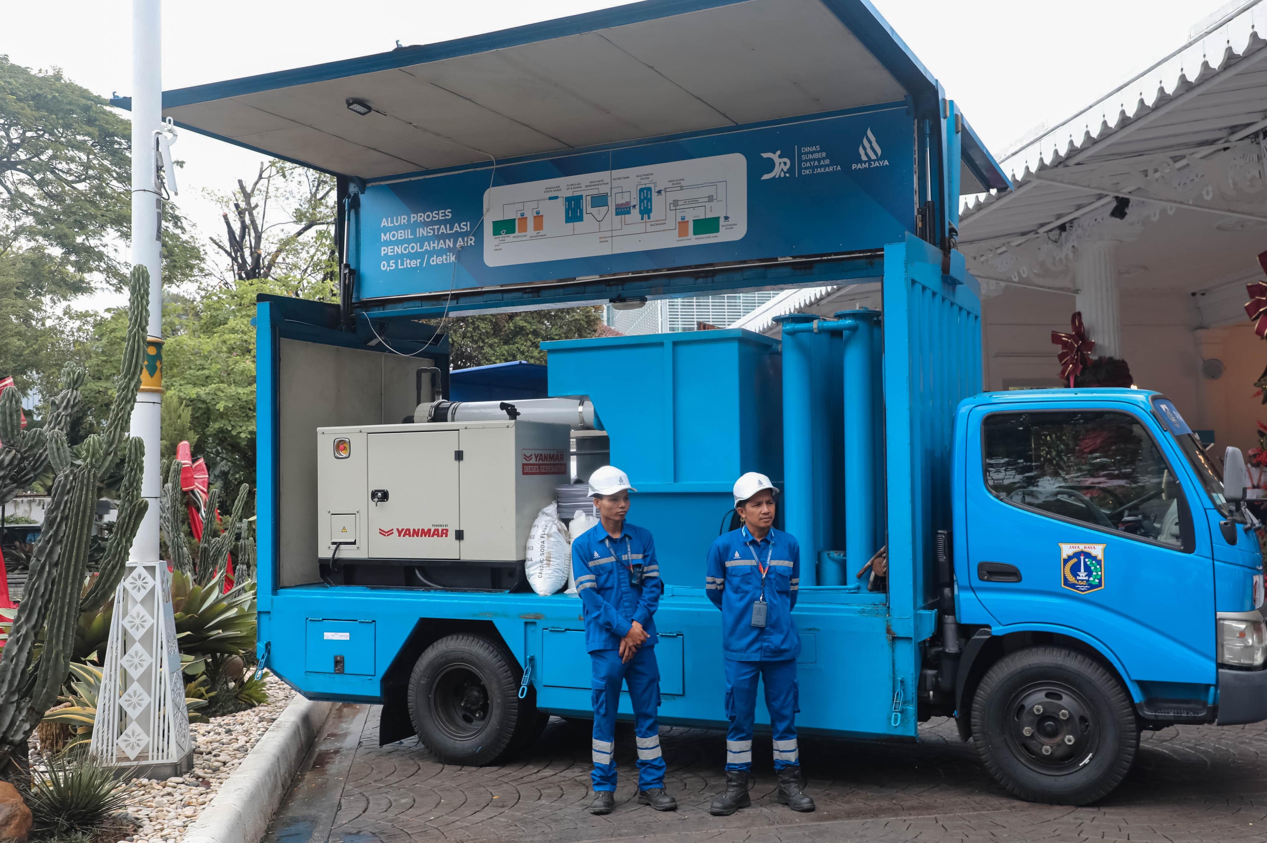 Pemprov DKI kirim instalasi air bersih ke wilayah terdampak banjir di Sumatra. (SinPo.id/Pemprov DKI Jakarta)