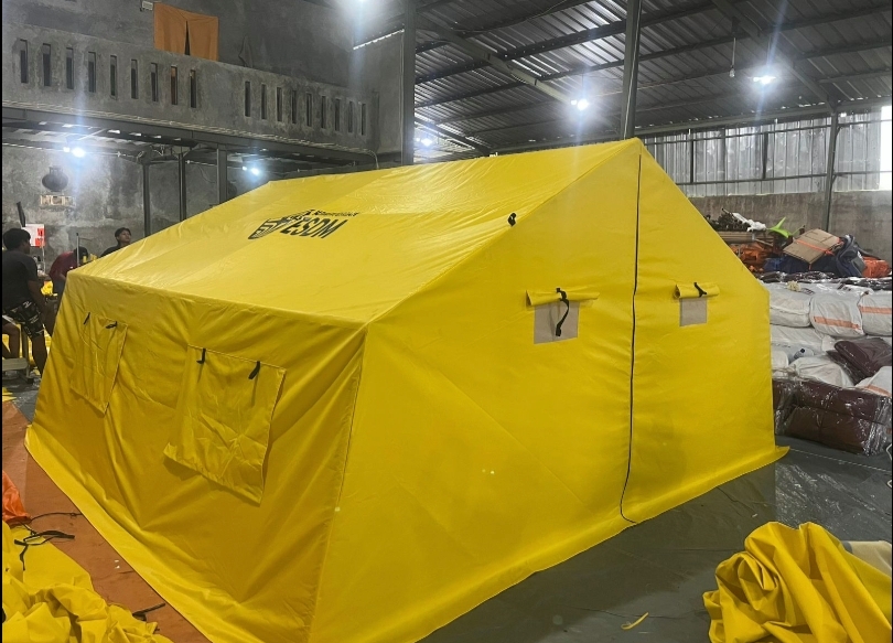 Tenda darurat untuk korban bencana di Tapanuli Selatan. (SinPo.id/dok. Esdm)