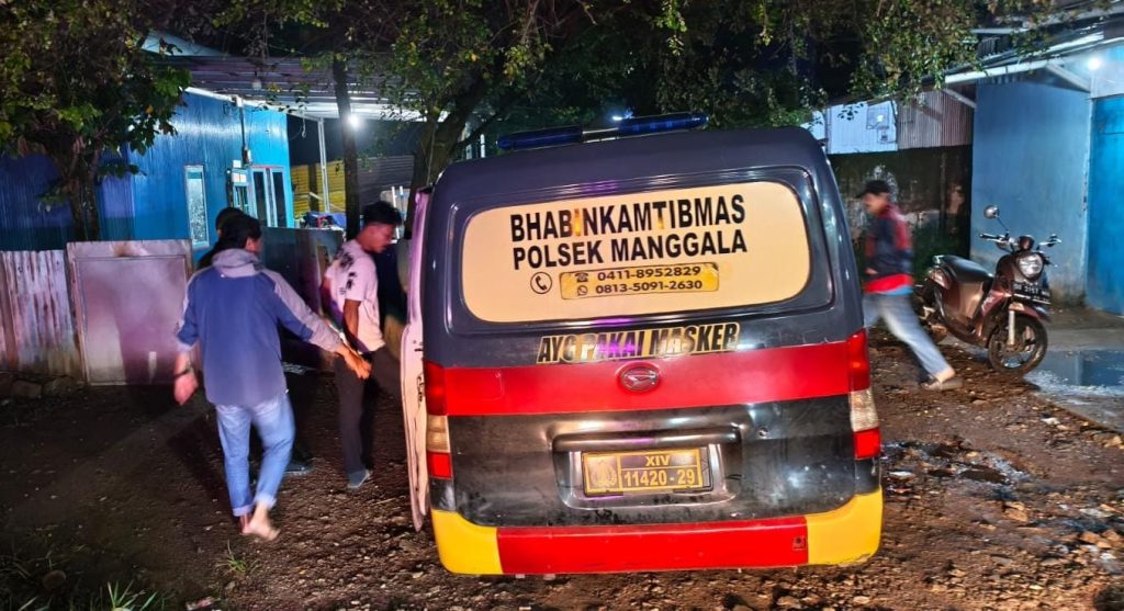 Polsek Manggala amankan pemuda yang ancam orang tua di Makassar (SinPo.id/ Humas Polri)