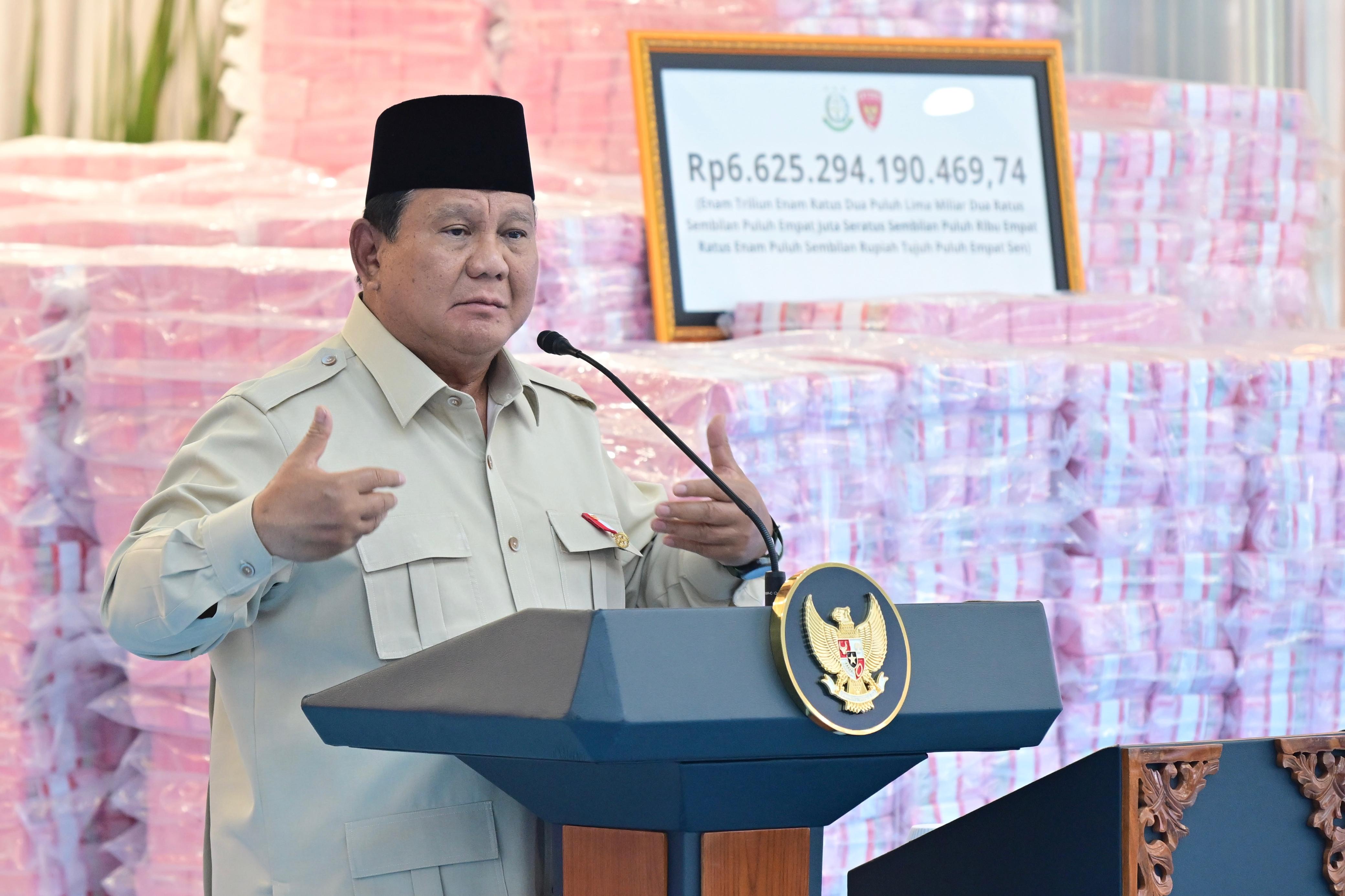 Presiden Prabowo Subianto (SinPo.id/Biro Setpres)