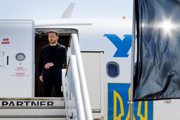 Presiden Ukraina Volodymyr Zelensky tiba di Amerika Serikat (AS). (SinPo.id/Getty Images)