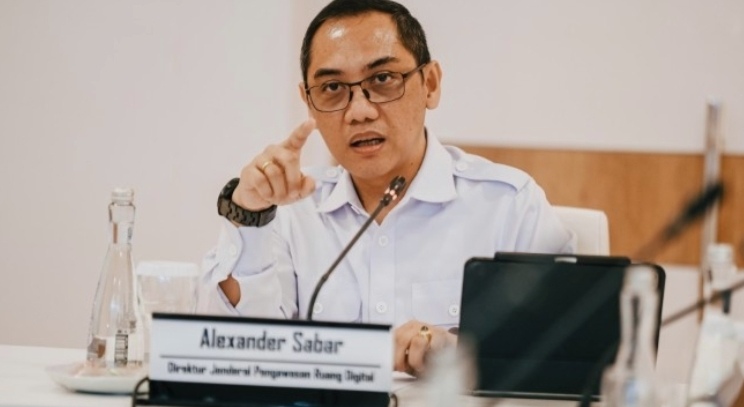 Direktur Jenderal Pengawasan Ruang Digital Kemkomdigi Alexander Sabar (SinPo.id/ Dok. Komdigi)
