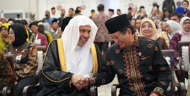 Menteri Agama Nasaruddin Umar dan Sekjen MWL, Syekh Al-Issa (SinPo.id/ Dok. Kemenag)