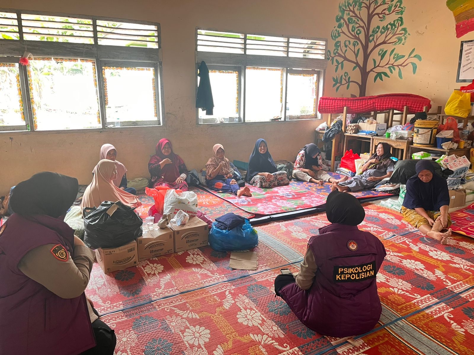 Tim Trauma Healing Biro Psikologi SSDM Polri (SinPo.id/Dok.Polri)