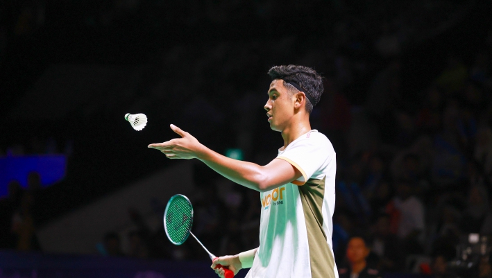 Tunggal putra Indonesia Alwi Farhan (SinPo.id/ Dok. PBSI)