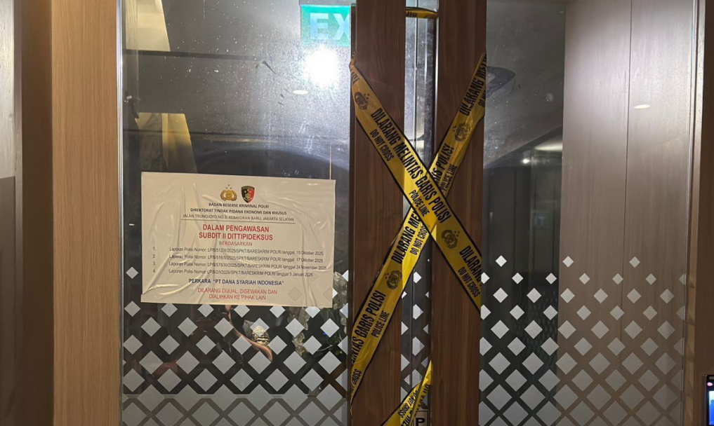 PT Dana Syariah Indonesia (DSI) disita (SinPo.id/Dok.Polri)
