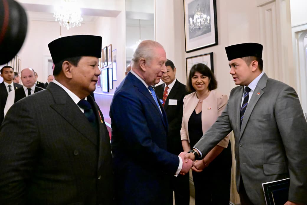 Presiden Prabowo Subianto bertemu Pangeran Charles III (SinPo.id/Biro Setpres)