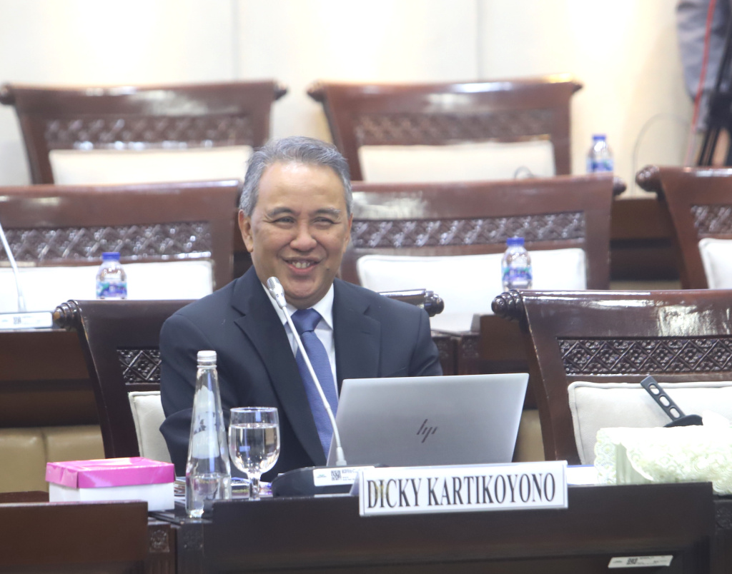 Dicky Kartikoyono mengikuti fit and proper test Calon Deputi Gubernur BI (Ashar/SinPo.id)