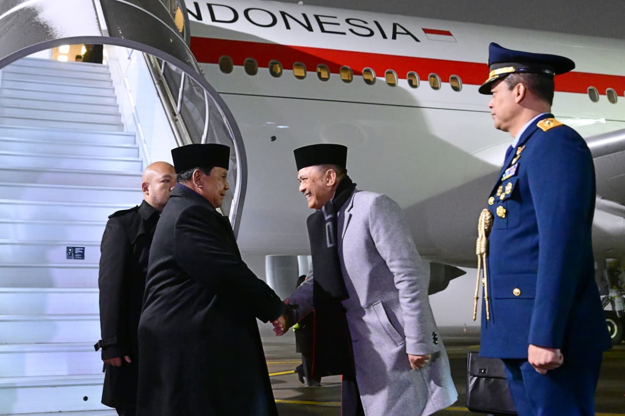 Presiden Prabowo Tiba di Zurich, Siap Hadiri World Economic Forum 2026 di Davos (SinPo.id/Biro Setpres)