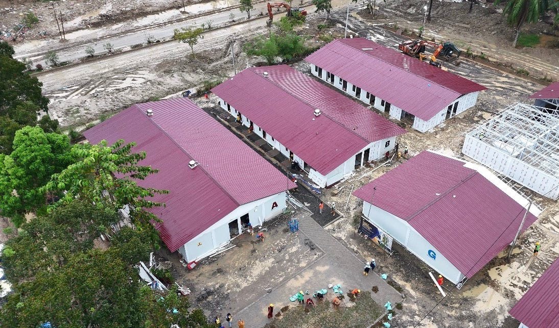 Ilustrasi hunian sementara di Aceh. (SinPo.id/dok. KemenPU)