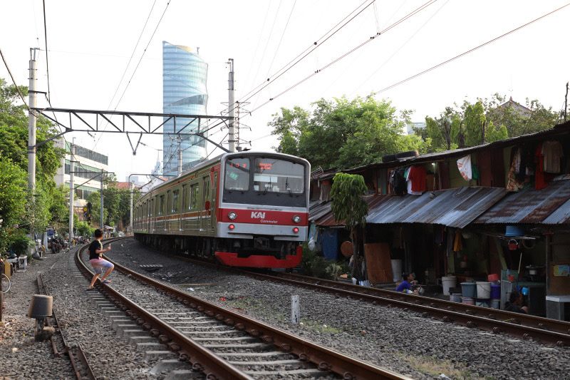 Ilustrasi kereta api. (SinPo.id/Ashar)