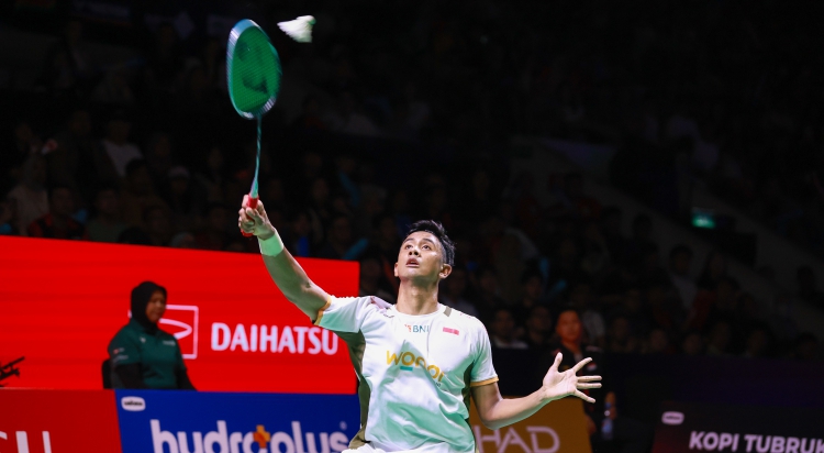 Pemain tunggal putra Indonesia, Alwi Farhan (SinPo.id/ Dok. PBSI)