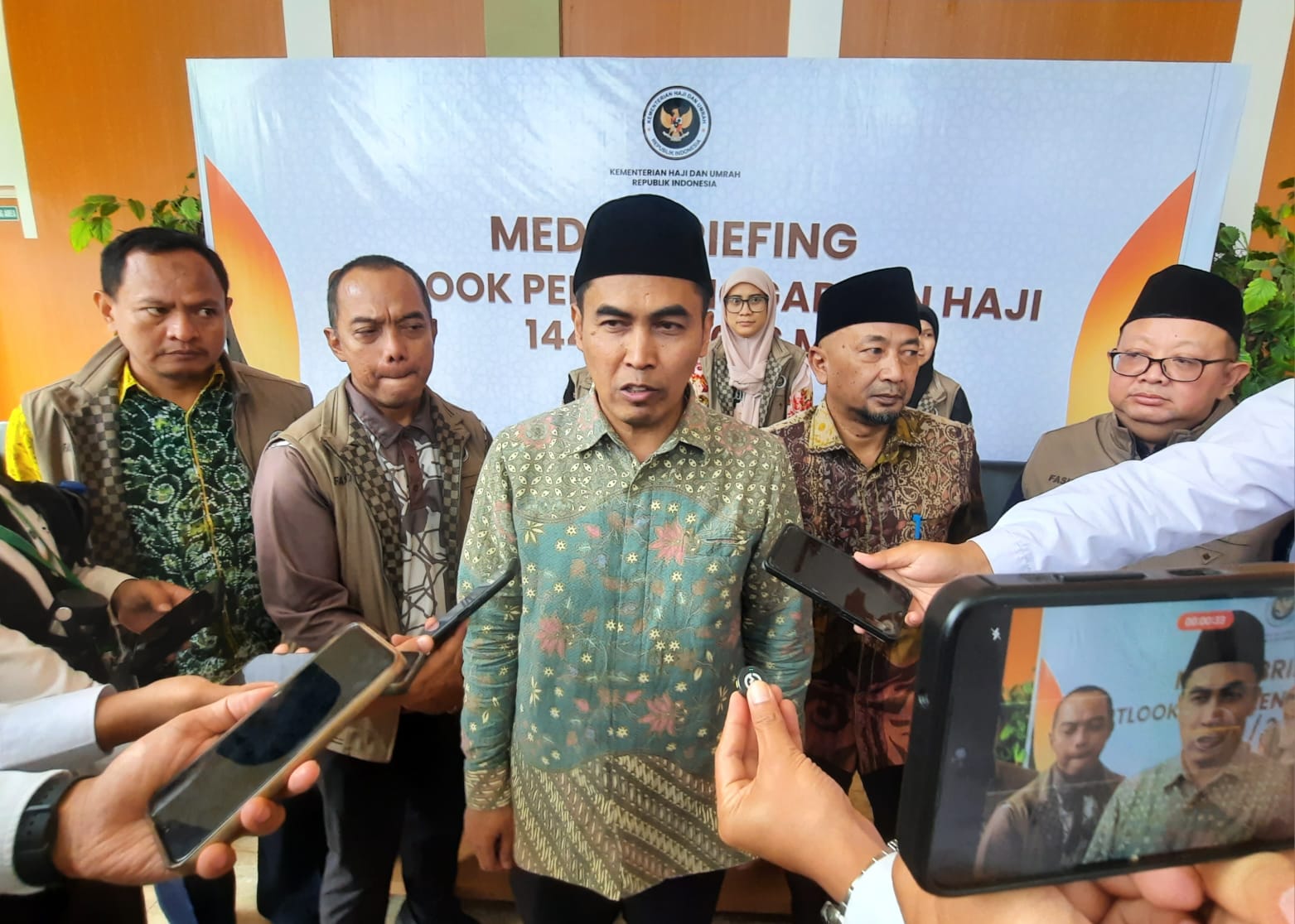 Direktur Jenderal Pengembangan Ekosistem Ekonomi Haji dan Umrah Kemenhaj RI, Jaenal Effendi (SinPo.id/Dok. Kemenhaj)