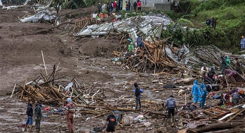 Ilustrasi longsor di Cisarua, Bandung Barat. (SinPo.id/Antara)