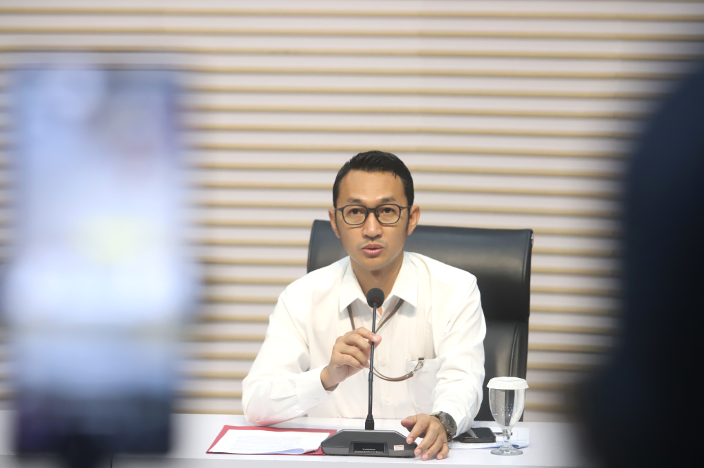 Juru Bicara KPK Budi Prasetyo (SinPo.id/ Ashar)