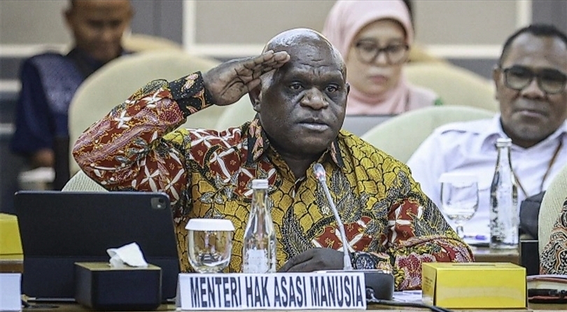 Menteri Hak Asasi Manusia RI Natalius Pigai. (SinPo.id/dok. Kemen HAM)