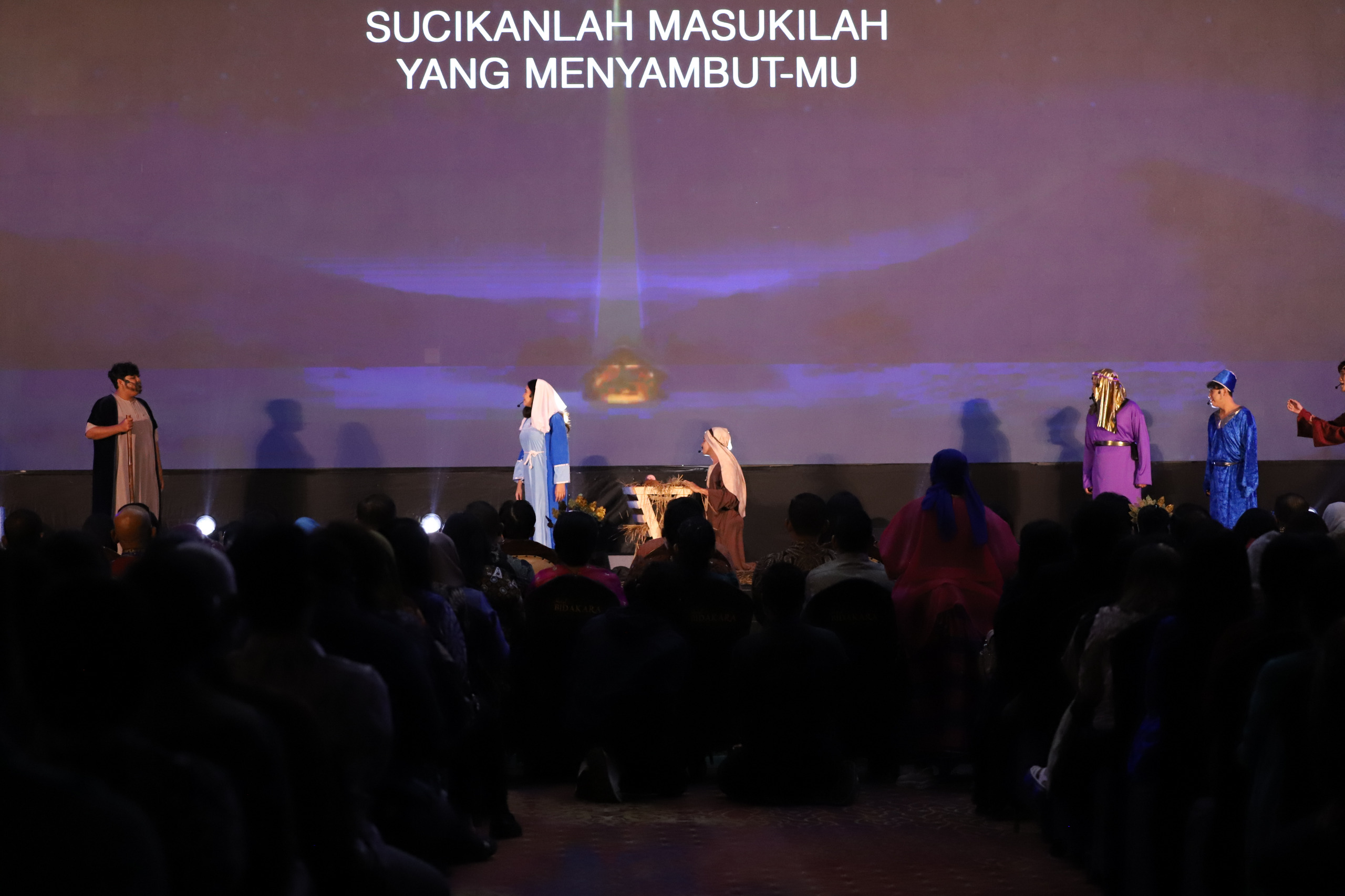 Suasana perayaan Natal Nasional 2025 Partai Demokrat (Sinpo.id/Tim media)