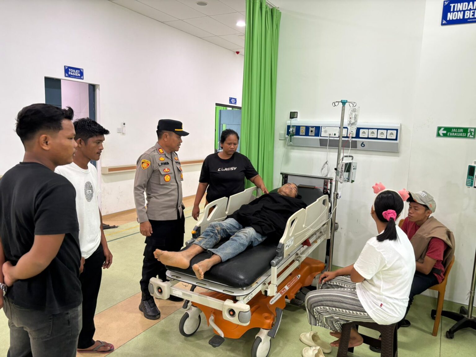 Korban penusukan di Berau (SinPo.id/ Humas Polri)