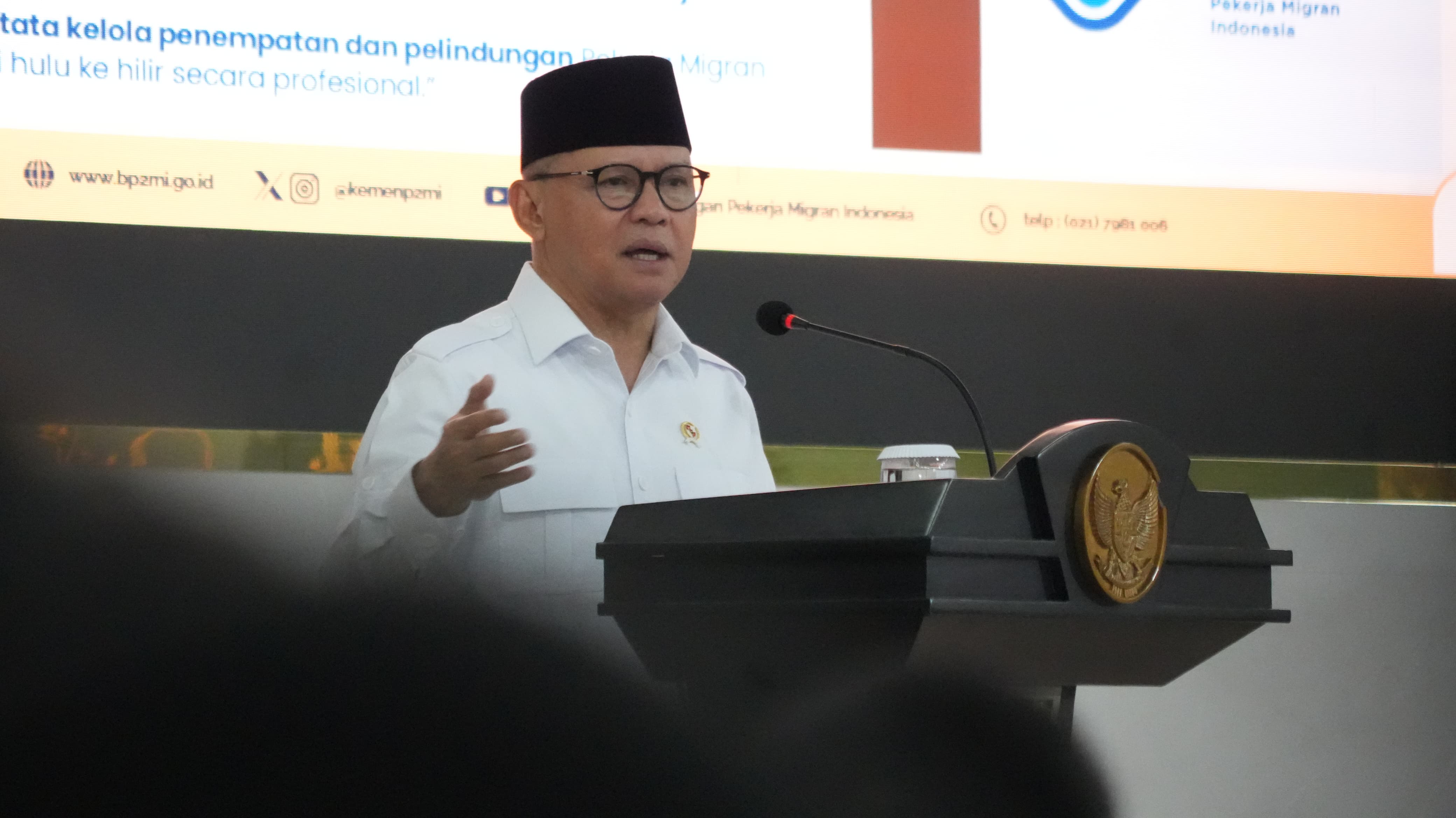 Menteri P2MI Mukhtarudin. (SinPo.id/dok. KP2MI)