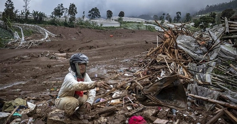 Ilustrasi longsor di Cisarua, Kabupaten Bandung Barat. (SinPo.id/Antara)