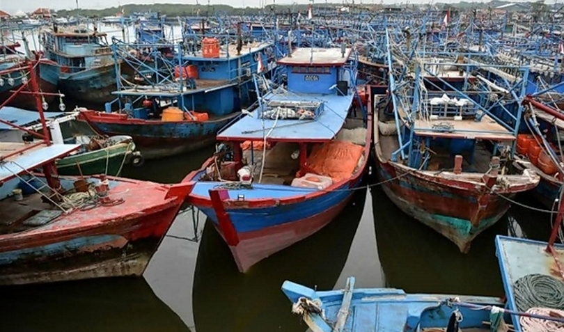 Ilustrasi deretan kapal nelayan. (SinPo.id/dok. KKP)