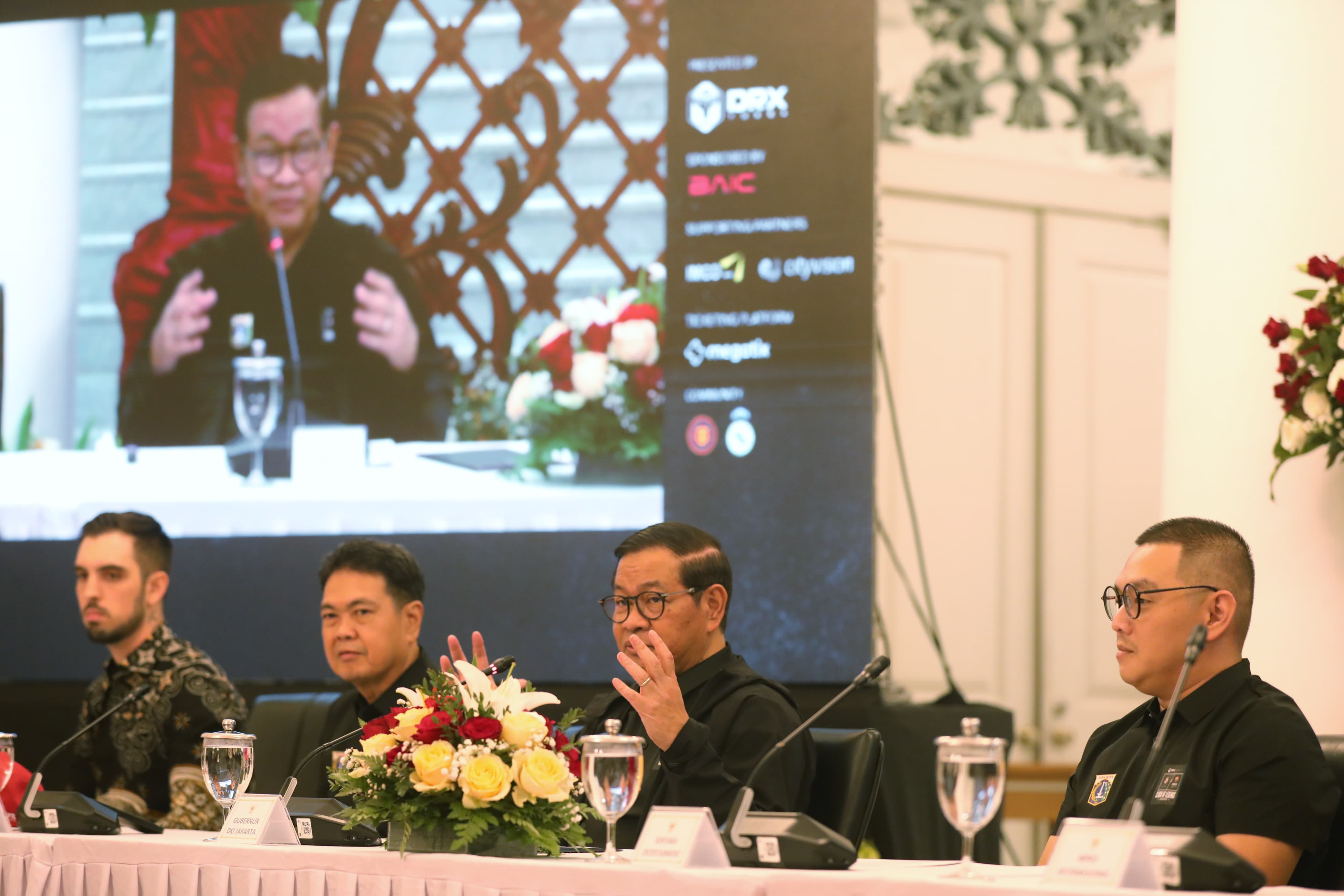 Pemprov DKI Jakarta mendukung penyelenggaraan Clash of Legends Jakarta 2026 di Stadion Utama Gelora Bung Karno pada 18 April 2026. (SinPo.id/Pemprov DKI Jakarta)