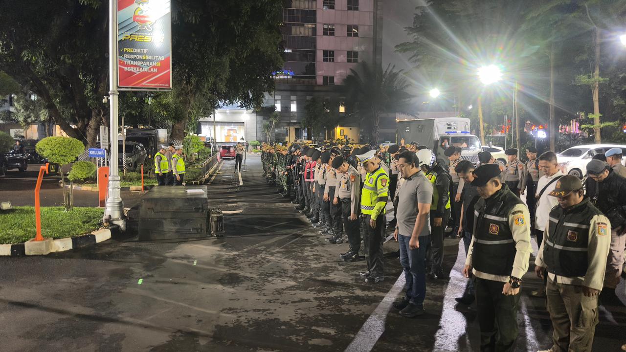 Ilustrasi anggota Polda Metro yang dikerahkan (SinPo.id/TMCPoldaMetro)