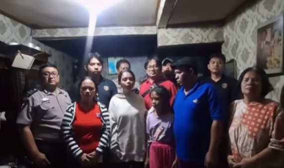 Korban penculikan saat diserahkan ke keluarganya di Jakarta Utara (SinPo.id/ Dok.Polres Jakut)