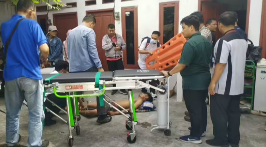 Lokasi empat anggota keluarga keracunan di Jakut (SinPo.id/Dok.Polres Jakut)