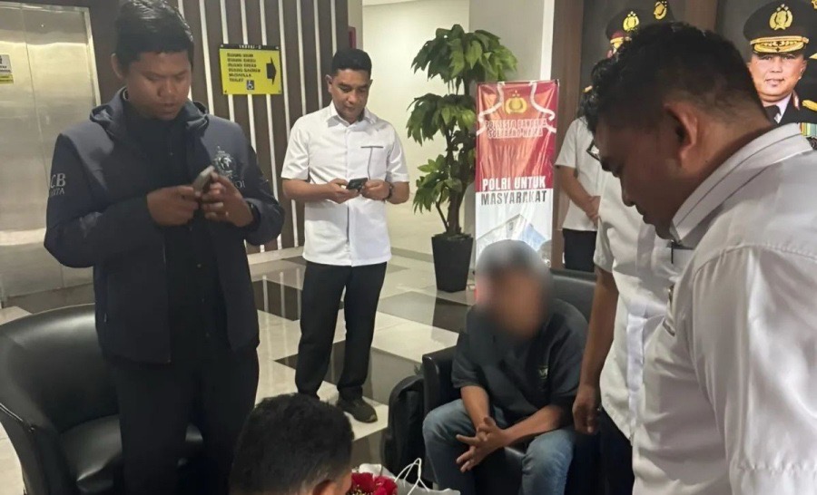 Polri menangkap seorang WNI berinisial HS pelaku TPPO (SinPo.id/Dok.Polri)