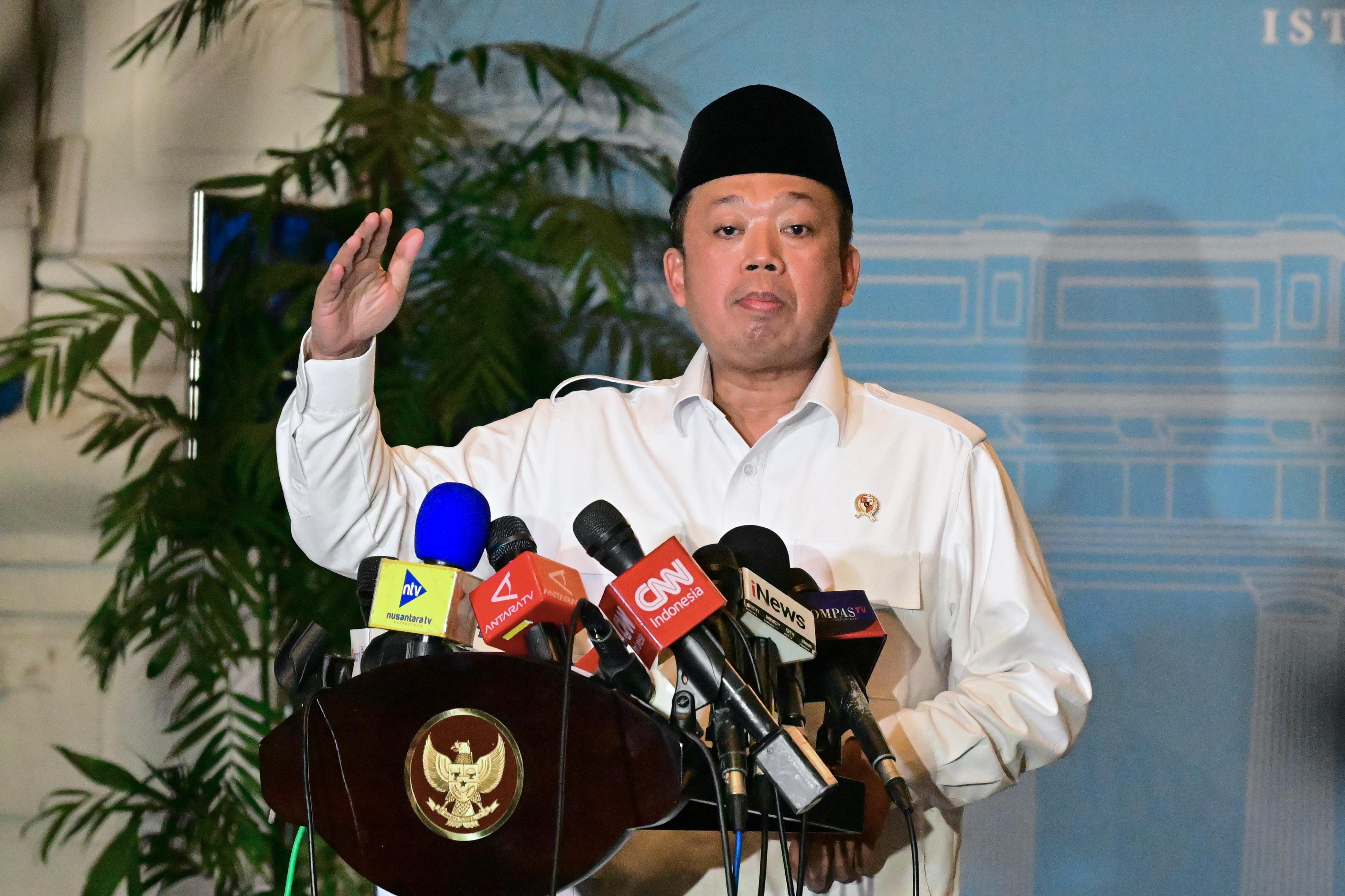 Menteri Agraria dan Tata Ruang/Kepala Badan Pertanahan Nasional (ATR/BPN) Nusron Wahid (SinPo.id/Biro Setpres)