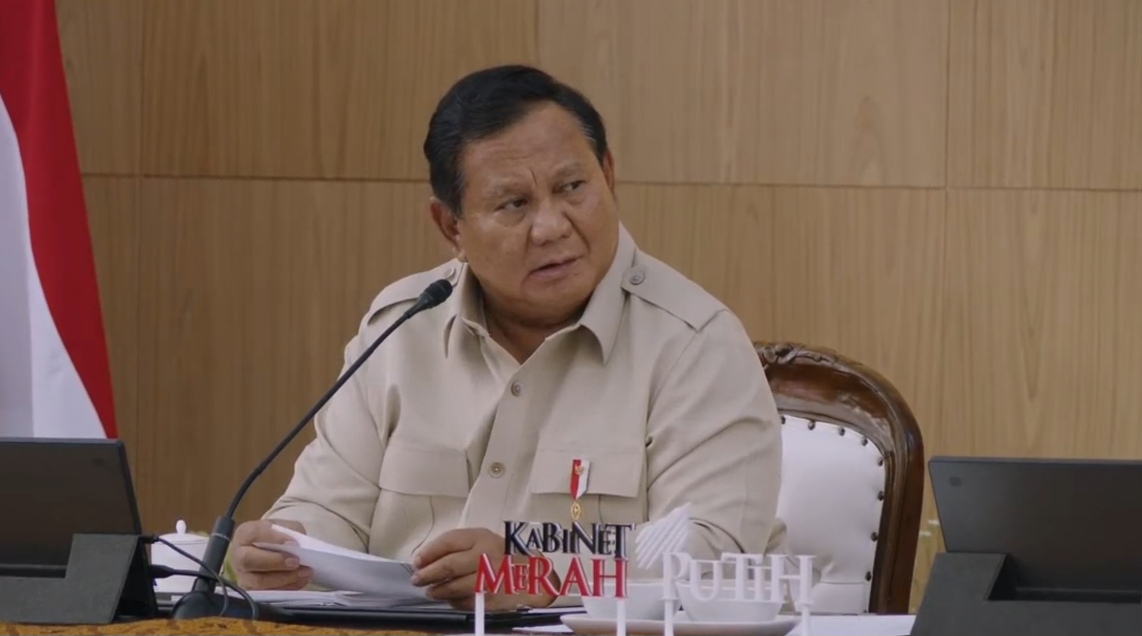 Presiden Prabowo Subianto (SinPo.id/YouTube Setpres)