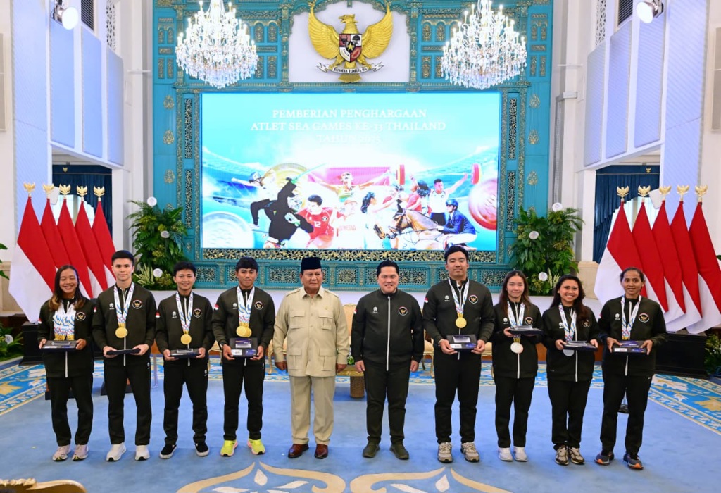 Presiden Prabowo Beri Bonus kepada Atlet Sea Games ke-33 Thailand Total Rp465 M (SinPo.di/Biro Setpres)
