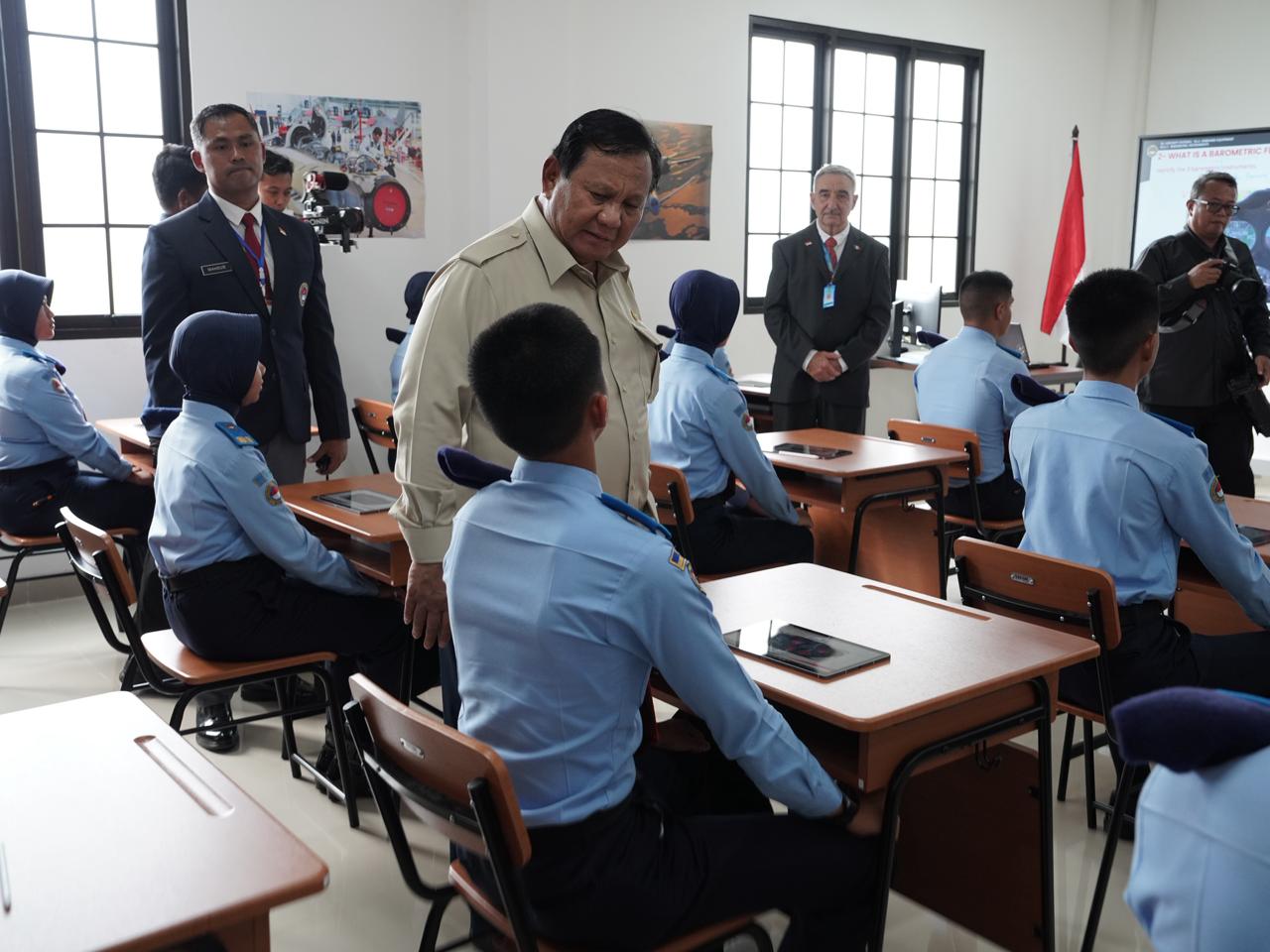 Presiden Prabowo Resmikan SMA Taruna Nusantara Kampus Malang (SinPo.id/Tim media)