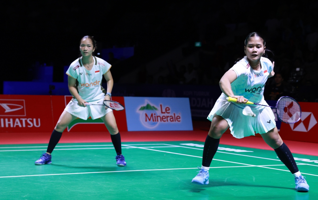 Ganda putri Indonesia Rachel/Febi. (SinPo.id/dok. PBSI)