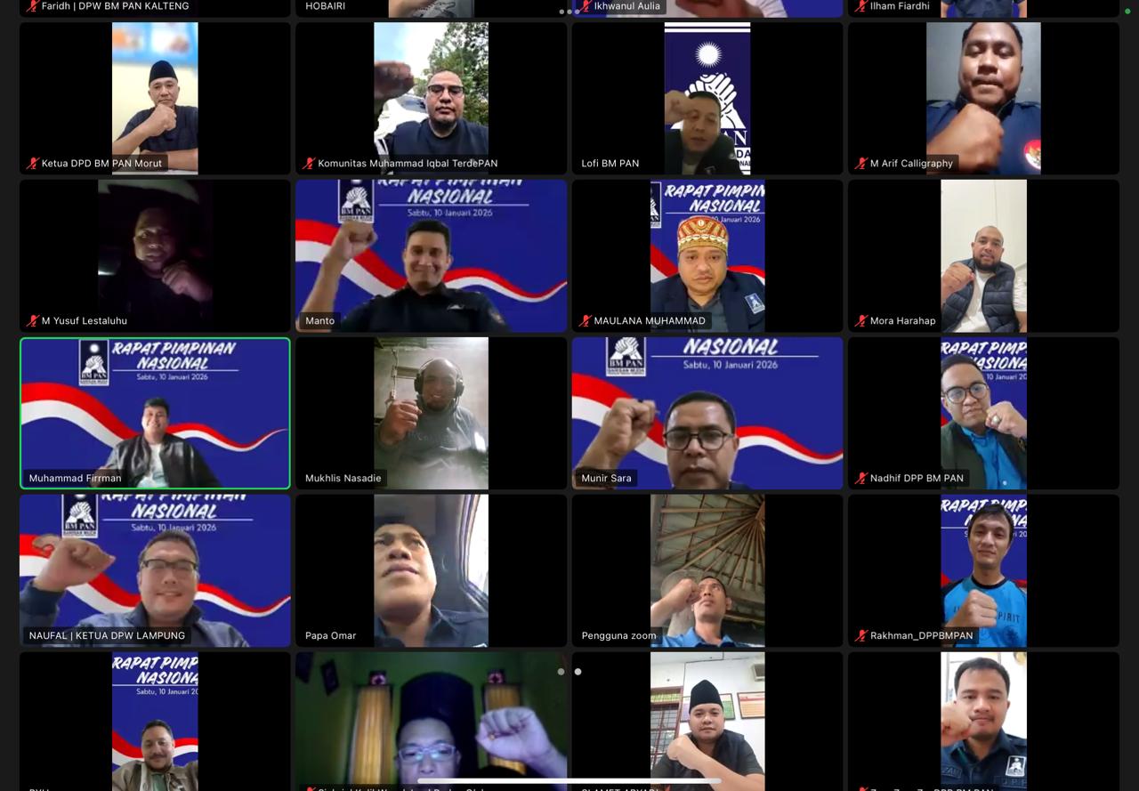 Perencanaan Rapimnas BM PAN (Sinpo.id/PAN)