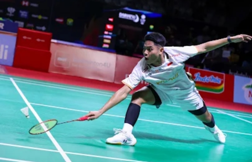 Tunggal putra Indonesia Moh. Zaki Ubaidillah. (SinPo.id/dok. PBSI)