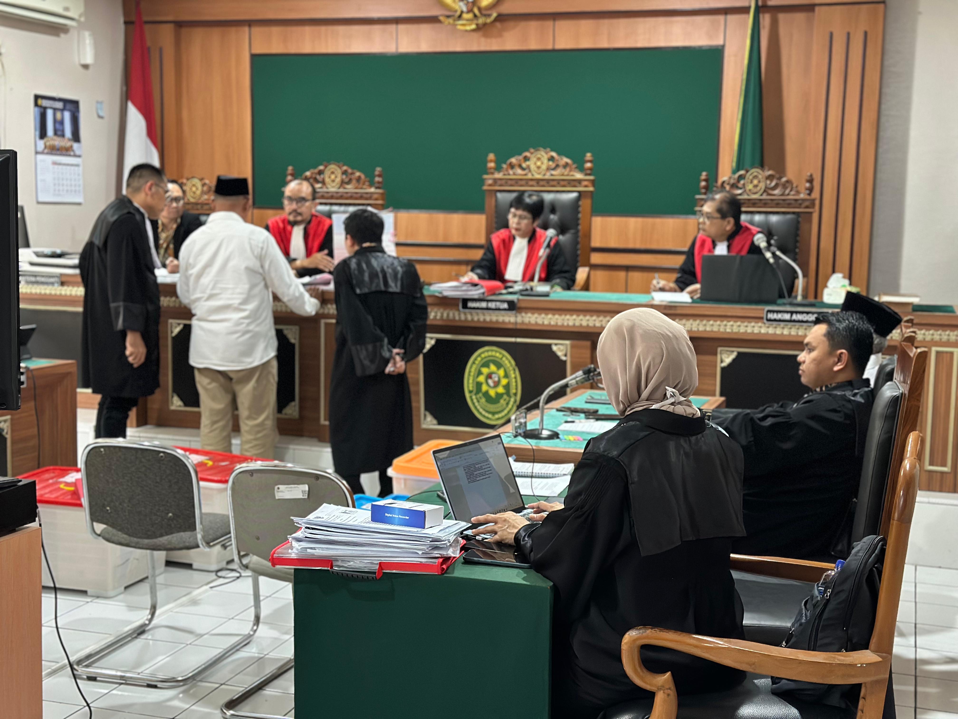 Sidang lanjutan kasus dana hibah pariwisata Sleman. (SinPo.id/dok. Pribadi)