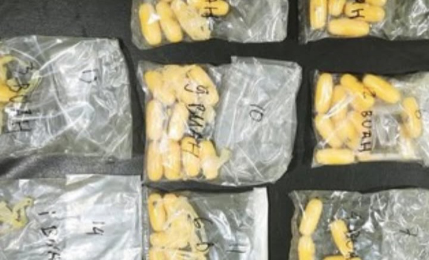 Barang bukti kapsul sabu-sabu yang disita (SinPo.id/Dok.Polri)