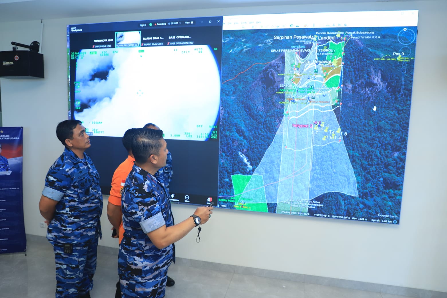 TNI AU Kerahkan 257 Personel dalam Operasi Pencarian Korban Pesawat ATR 42-500 (SinPo.id/TNI AU)