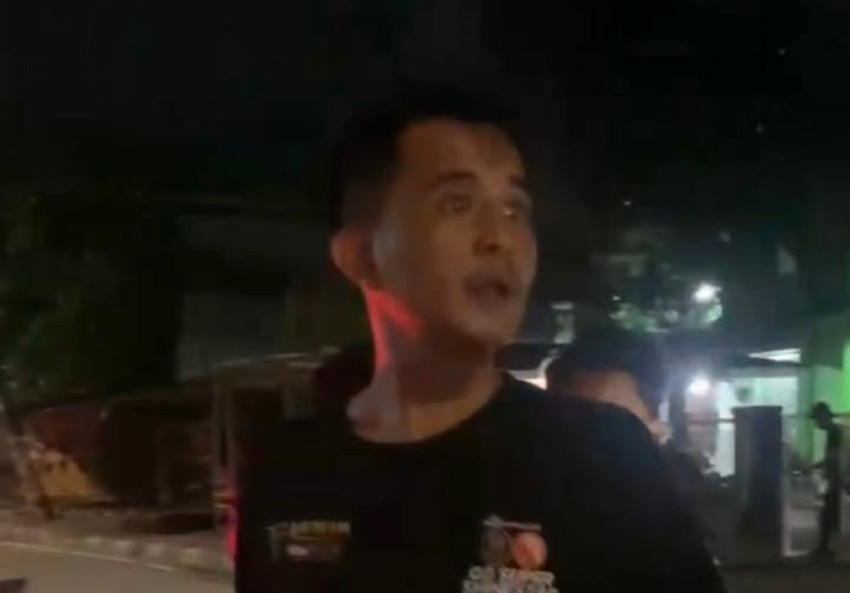 Wajah pelaku penganiayaan di Jakarta Utara (SinPo.id/Tangkapan layar)