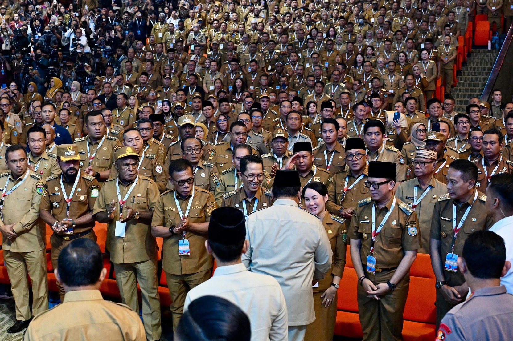 Rapat Koordinasi Nasional Pemerintah Pusat dan Daerah Tahun 2026 (SinPo.id/Biro Setpres)