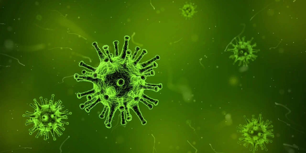 Ilustrasi molekul virus. (Sinpo.id/Pixabay)