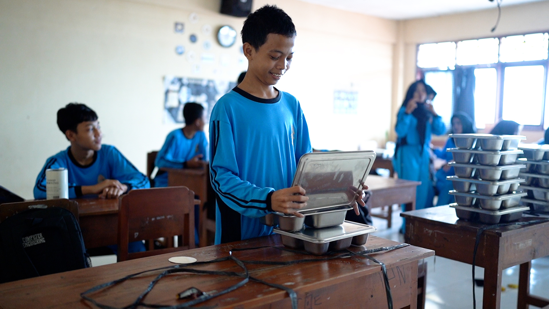 Siswa penerima MBG (SinPo.id/Tim media)