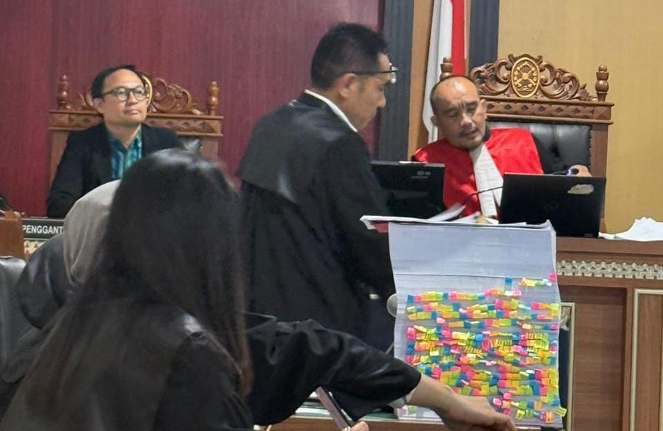 Sidang lanjutan kasus dugaan korupsi hibah pariwisata (SinPo.id/Dok. Pribadi)