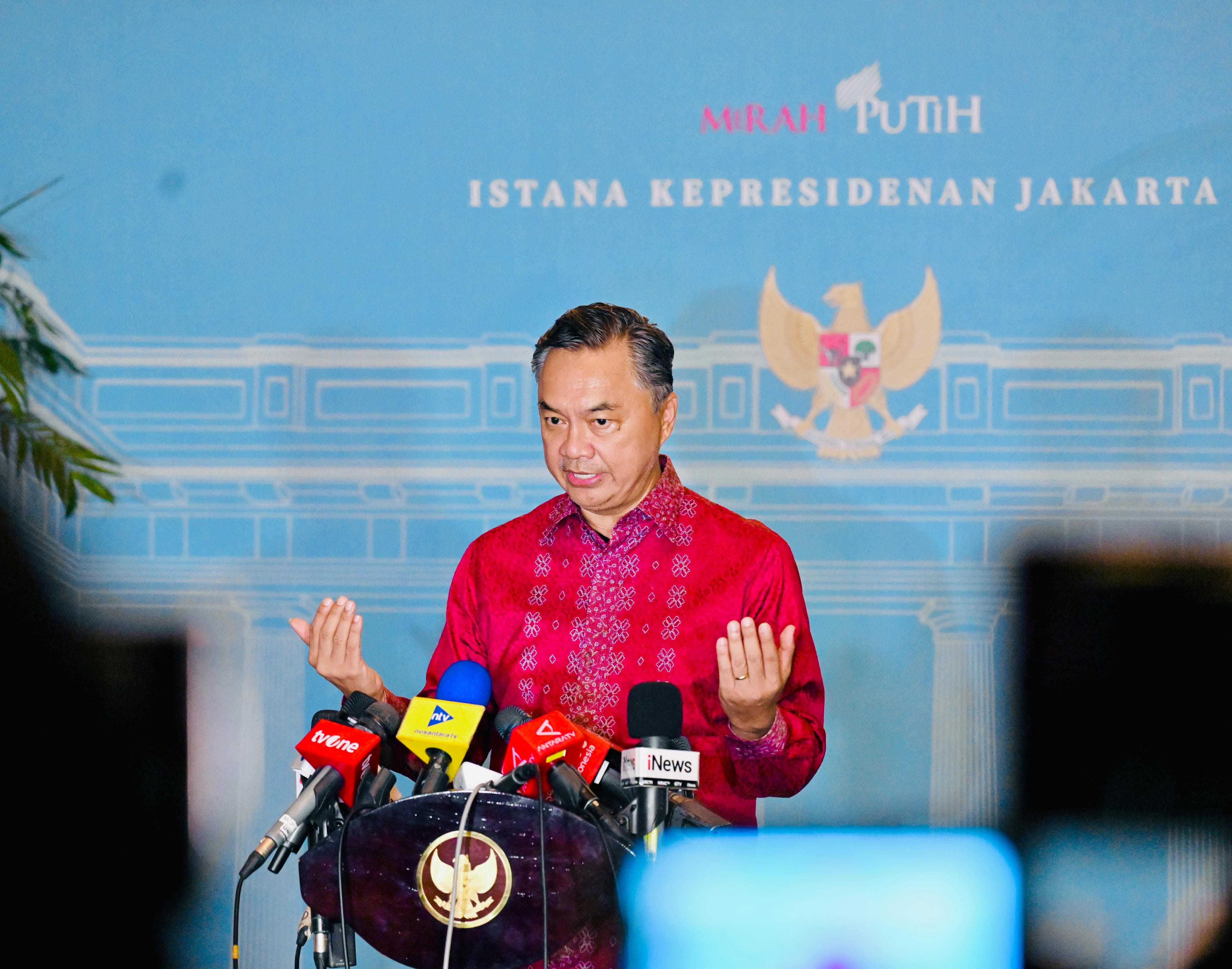 Mantan Wakil Menteri Luar Negeri Dino Patti Djalal (SinPo.id/Biro Setpres)